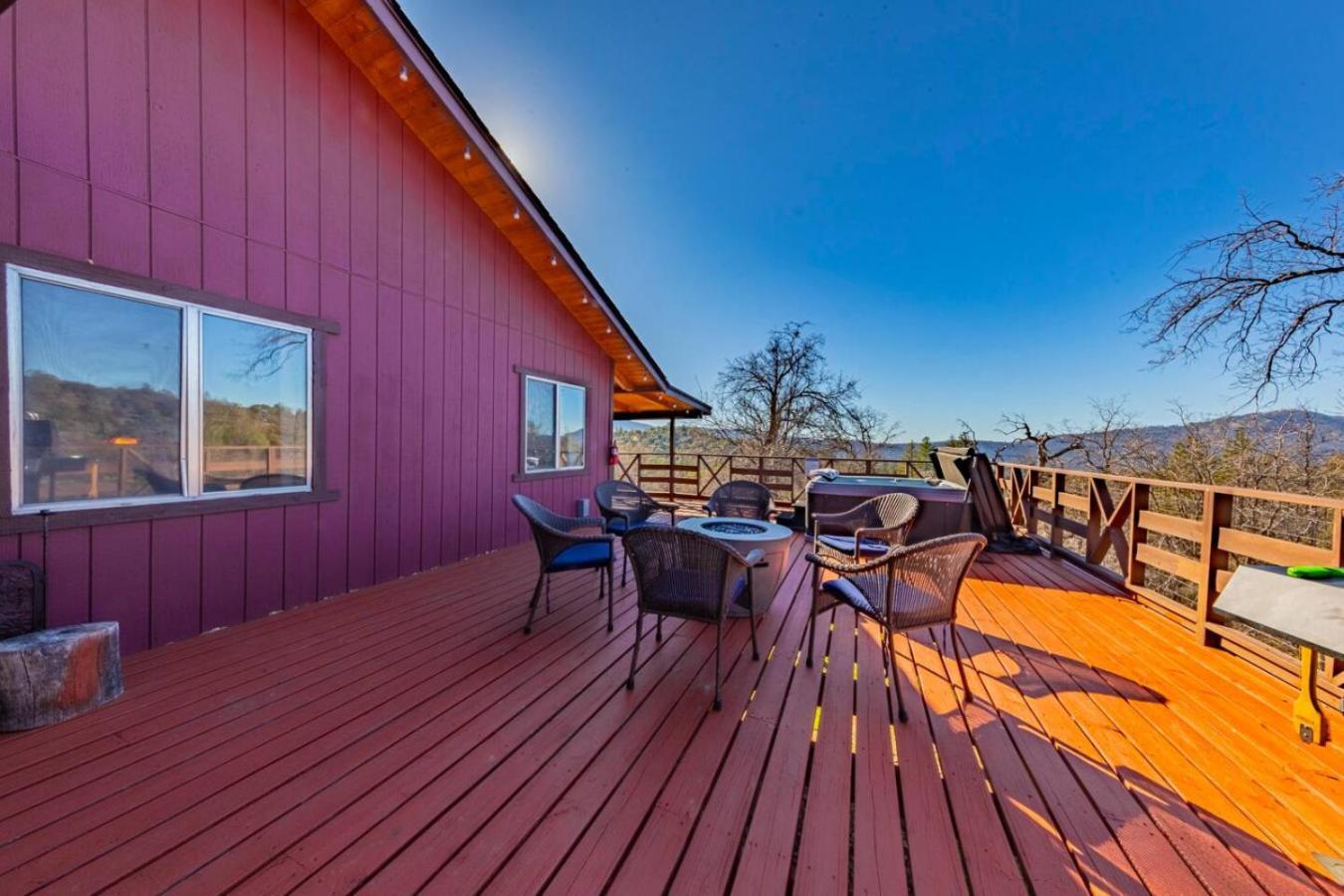 10-Acre Forest Villa, Single Floor, Hot Tub, Patio Oakhurst Exterior photo