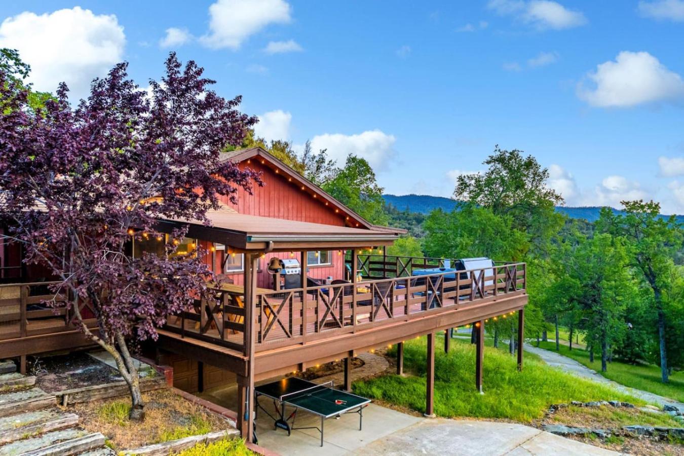 10-Acre Forest Villa, Single Floor, Hot Tub, Patio Oakhurst Exterior photo